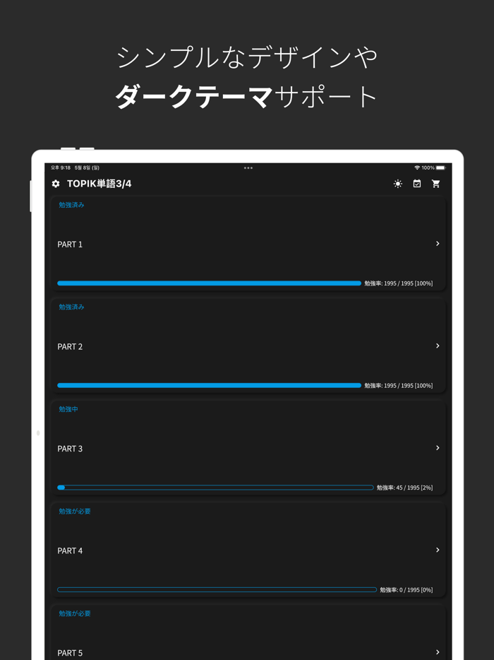 韓国語勉強、TOPIK単語3-4