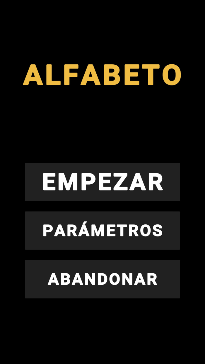 Alfabeto Pantalla completa