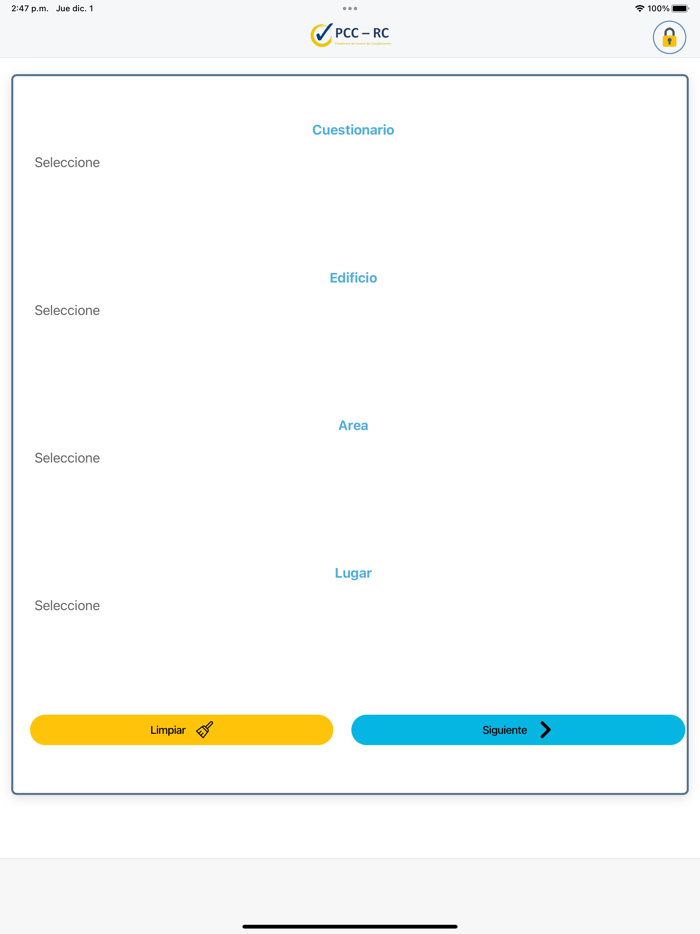 Plat Control de Cumplimiento