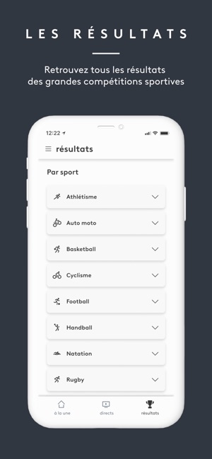 France tv sport: actu sportive dans l'App Store