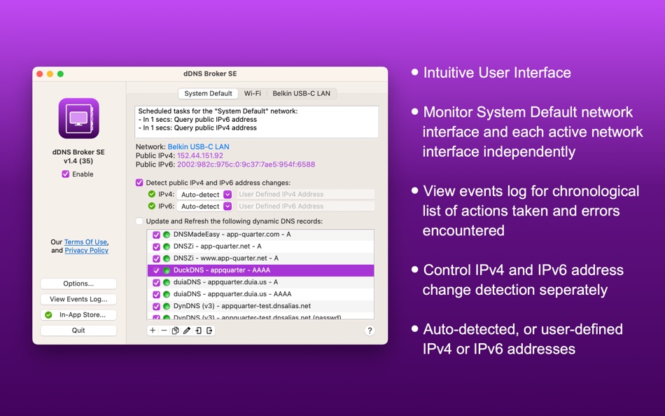 #1. dDNS Broker SE (macOS) 게시자: AppQuarter, LLC