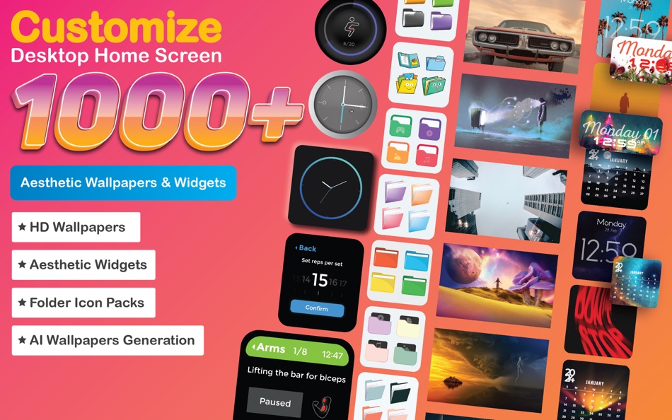 #1. ThemePack - Desktop Organizer (macOS) 由: Muhammad Bilal Tufail