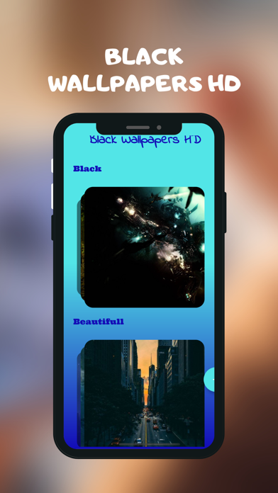 Black Wallpapers HD. Screenshot