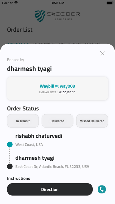 Exeeder Logistics Screenshot