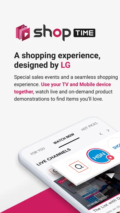 LG Shop Time iPhone Screenshot 1