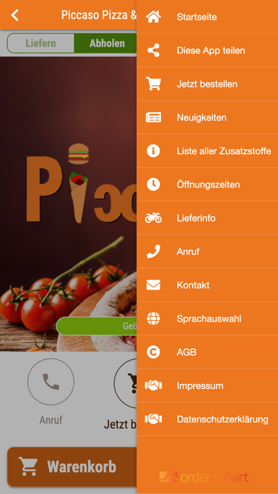 Piccaso Pizza Burger Schladen Screenshot