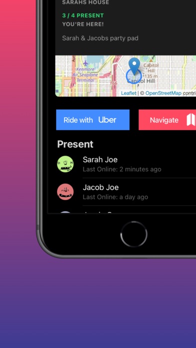 Lazztech Hub: Location Sharing iPhone screenshot 3 - Social Networking app