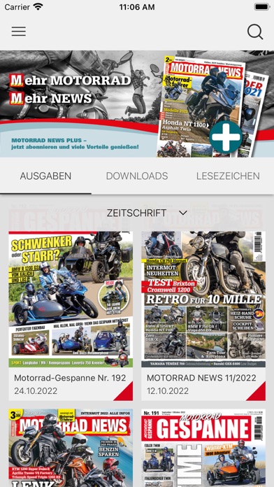 MOTORRAD NEWS Screenshot