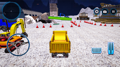 Grand Snow Rescue Excavator Screenshot