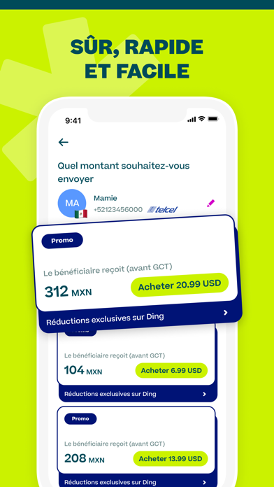 Screenshot #3 pour Ding Top-up: Mobile Recharge