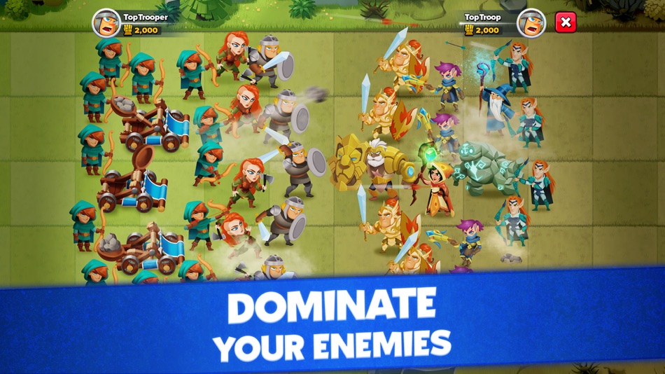 #3. Top Troops: Adventure RPG (iOS) Bởi: Socialpoint