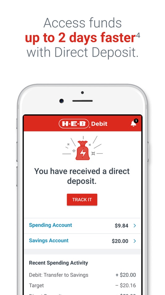 #3. H-E-B Debit (iOS) โดย: NETSPEND CORPORATION