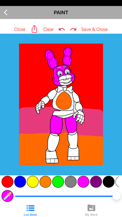 Coloring book for fnf & fnaf Screenshot