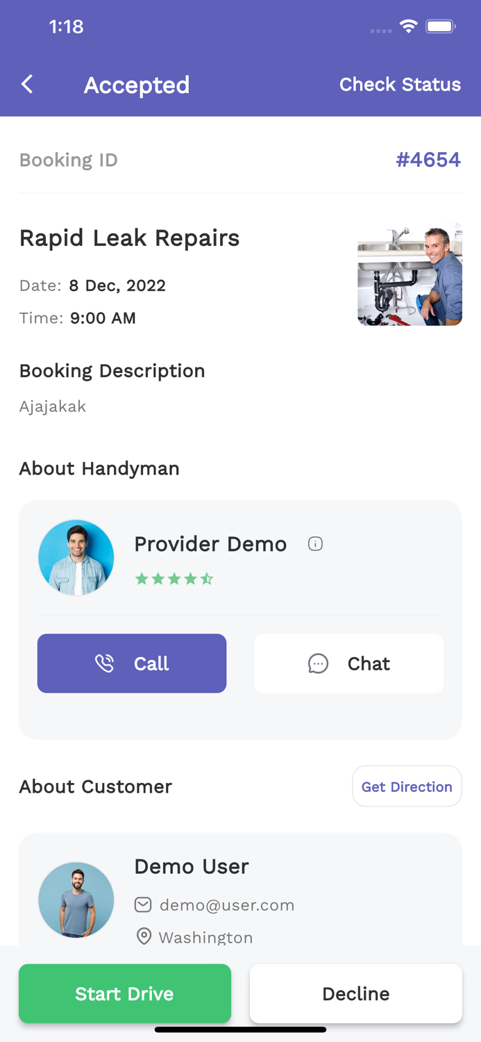Handyman Service for Provider