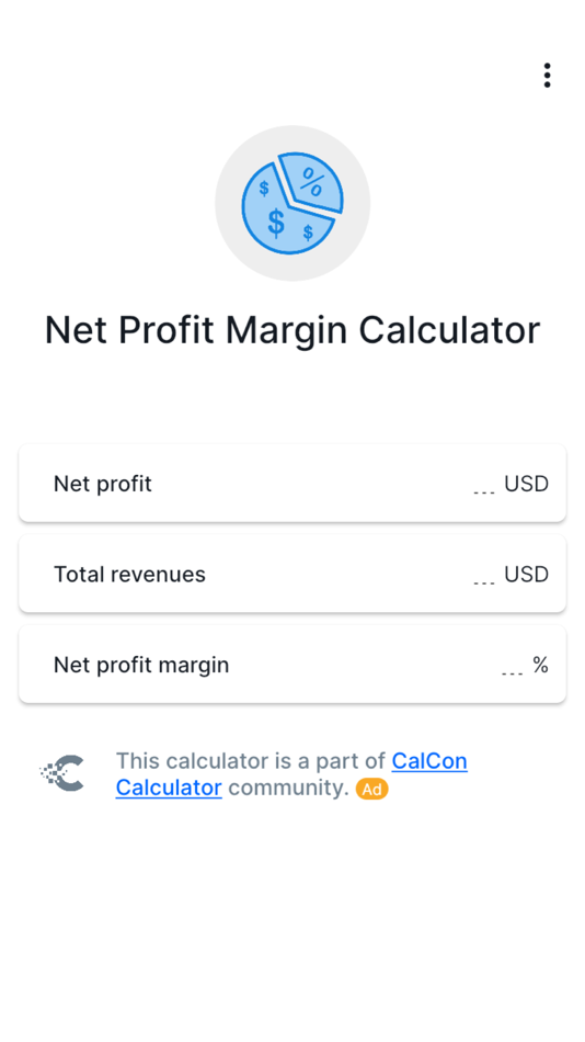 #1. Net Profit Margin Calculator (iOS) 来自: Stage Coding