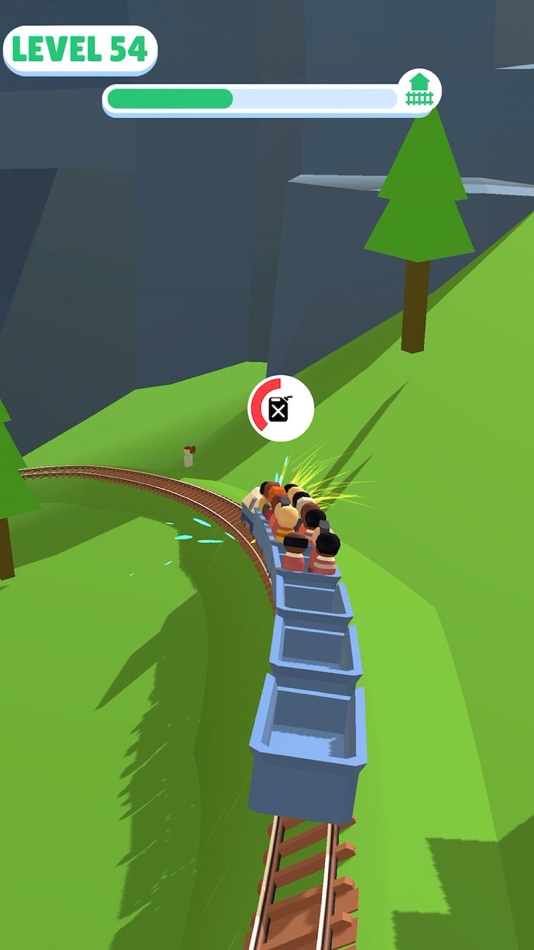 #1. Off the Rails 3D (iOS) 来自: Kwalee Ltd