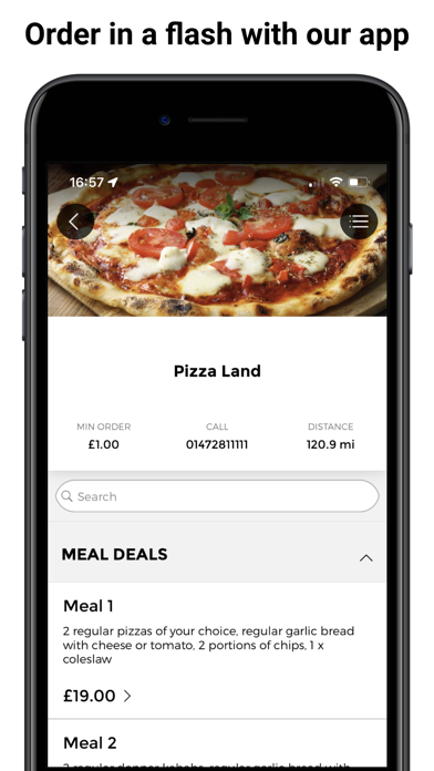 Pizza Land Restaurant App Screenshot