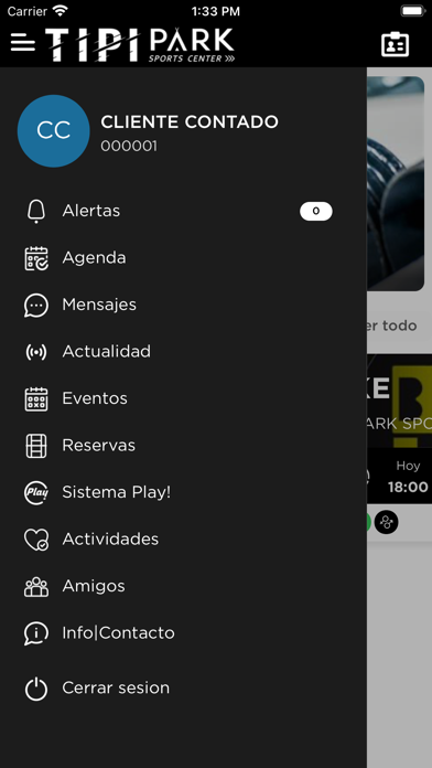 TIPI PARK sports Screenshot