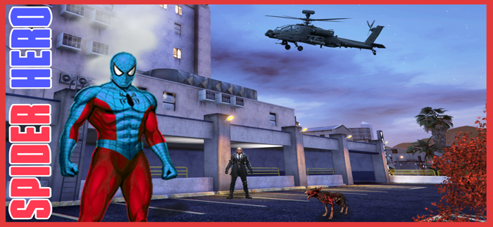 Spider Superhero Rope Man Game