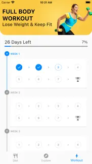 30 day weight lose challenge iphone screenshot 4
