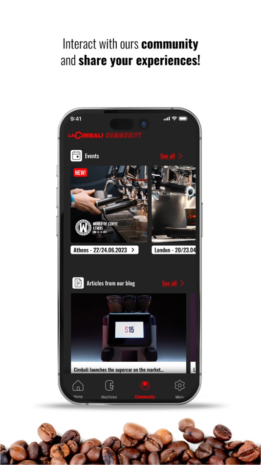 #4. LaCimbali Project (iOS) 由: Cimbali Group SPA