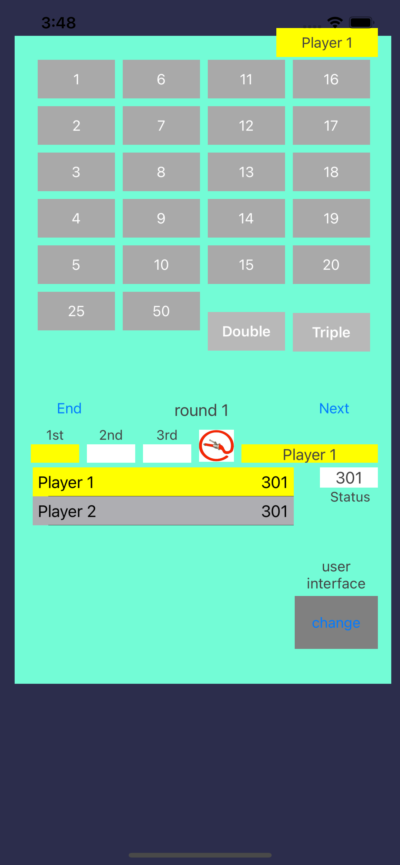 Dart-counter