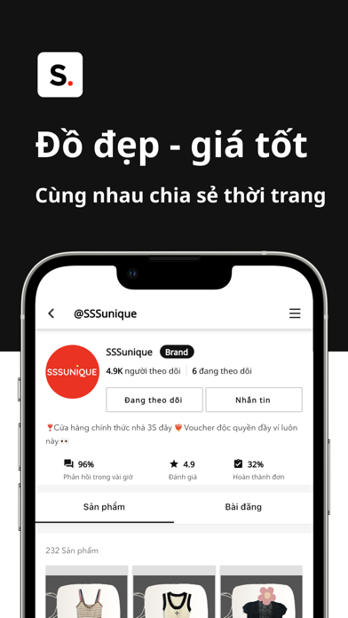 SSSMarket: Thời Trang Chia Sẻ Screenshot