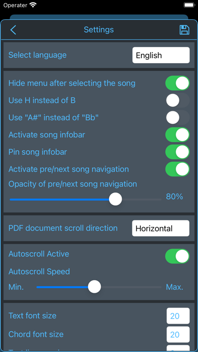 Song TextBook (Little) Screenshot