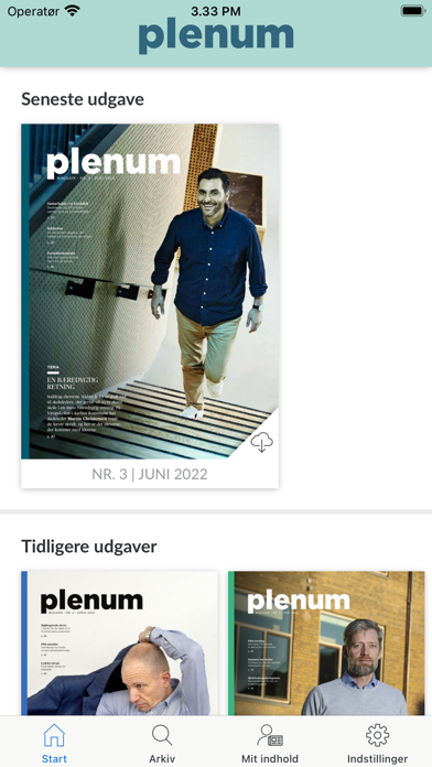 Fagmagasinet Plenum Screenshot