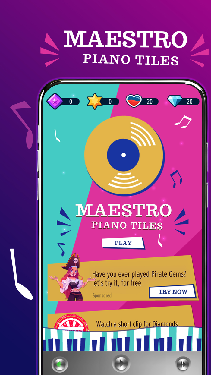 Maestro Piano Tiles Premium