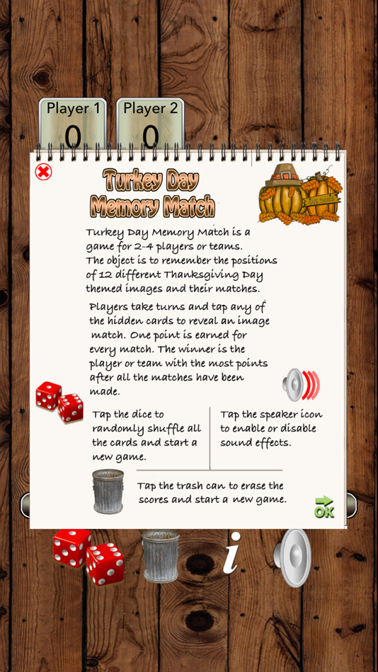 #3. Turkey Day Memory Match (iOS) 由: Ventura Educational Systems