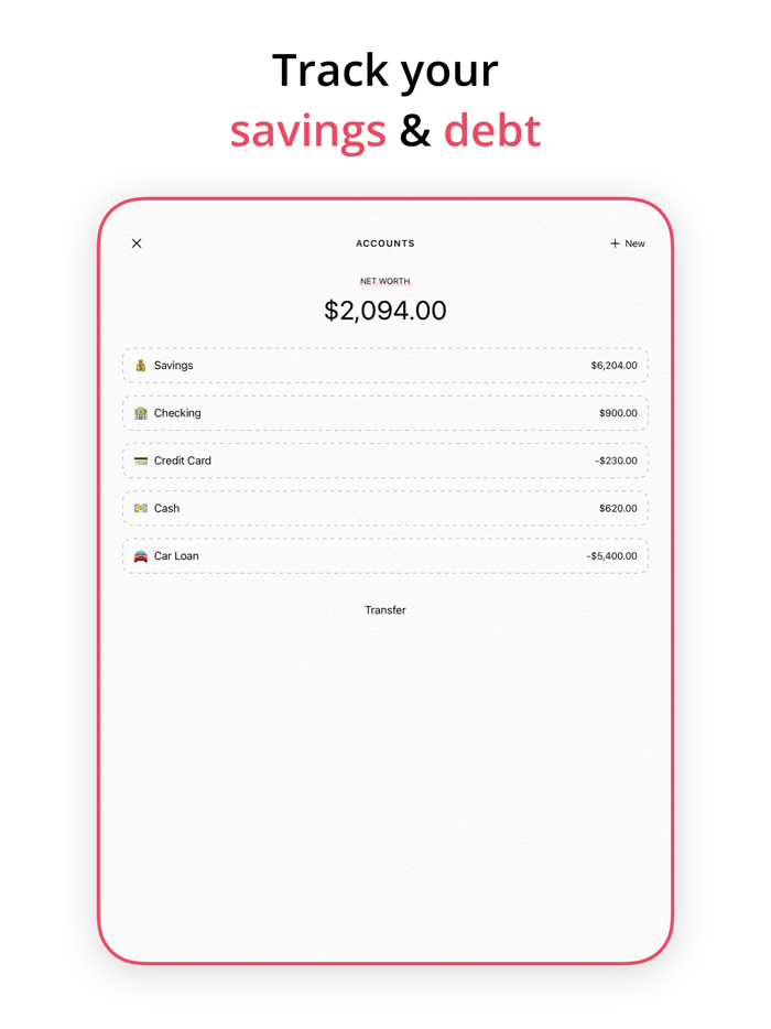 Budget Planner App - Fleur