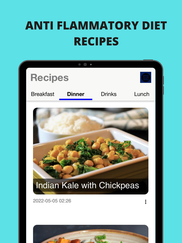 Anti Inflammatory Diet. App