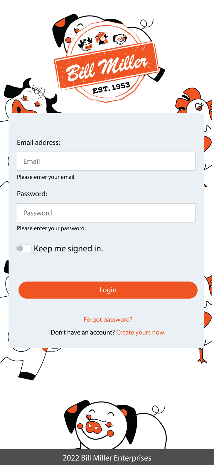 Bill Miller Bar-B-Q App