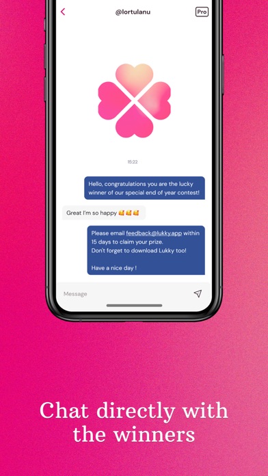 Lukky - Social Giveaways Screenshot
