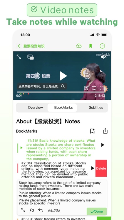 FlickJot: Notes for Videos