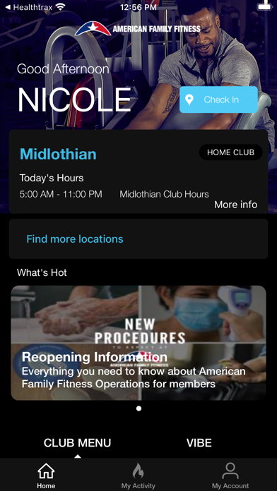 AmFam Fitness Screenshot