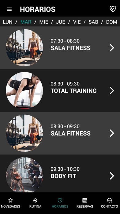 Gimnasio Polideportivo AM Screenshot