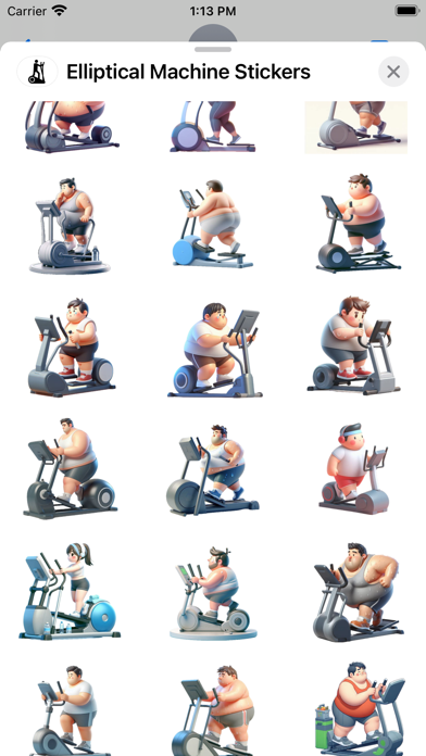 Screenshot #2 pour Elliptical Machine Stickers