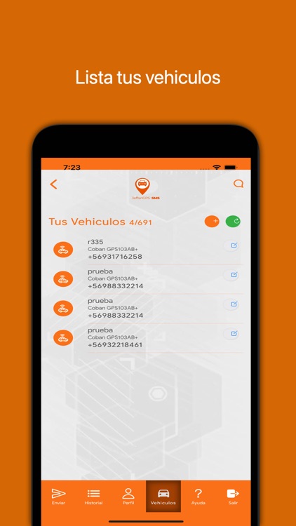JeffariGPS SMS screenshot-3
