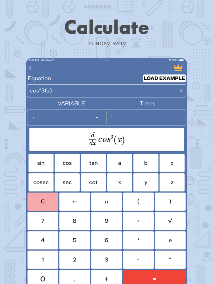 Derivative Calculator App