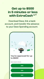 dave - banking & cash advance iphone screenshot 2