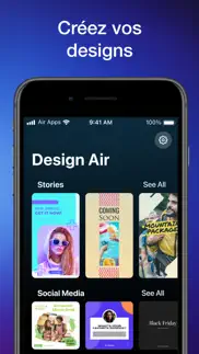 design air - graphique iPhone Captures Décran 1