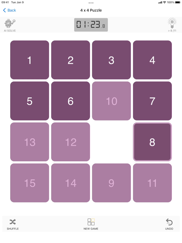 Sliding Puzzle AI Solver