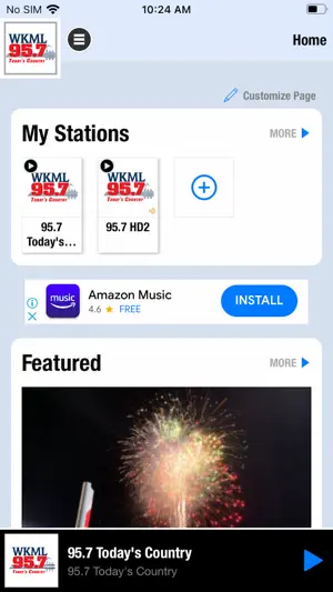 95.7 WKML screenshot 1
