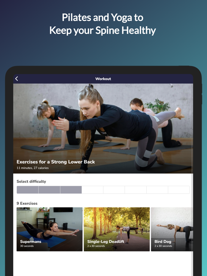 Back Pain Relief - Exercises