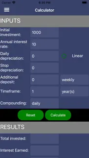 How to cancel & delete compound interest calc. 2