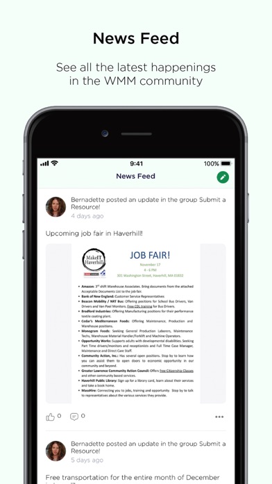 WMM Connect iPhone screenshot 2 - Social Networking app