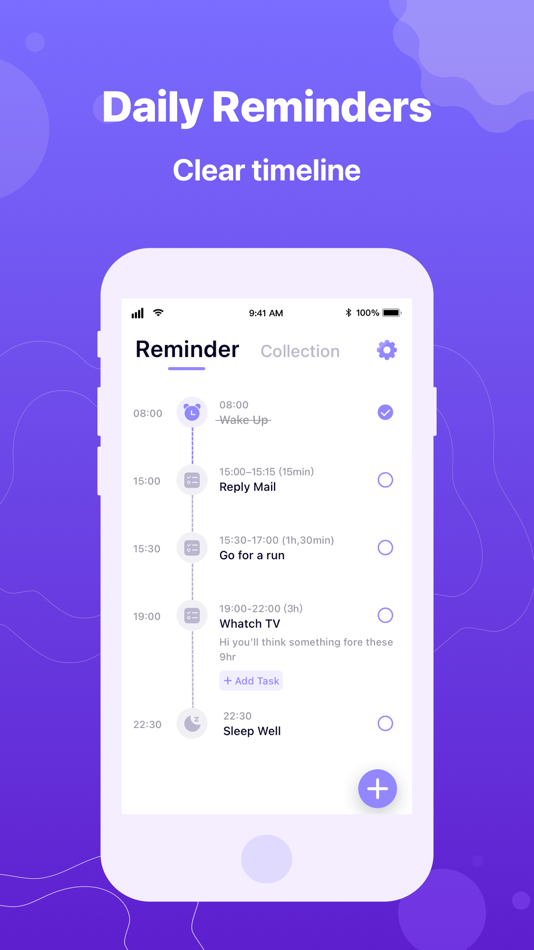 #2. Easy Reminder-Daily Plans (iOS) 由: WX Hongyan Technology Co., Ltd.