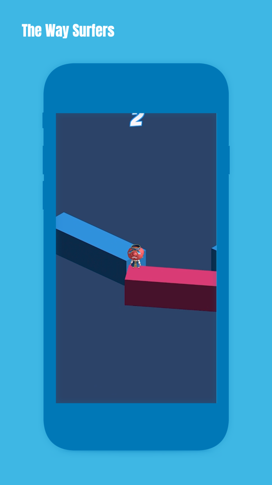 #4. The Way - Surfers,Fun,Jump (iOS) By: JunSoft Mobile Inc.